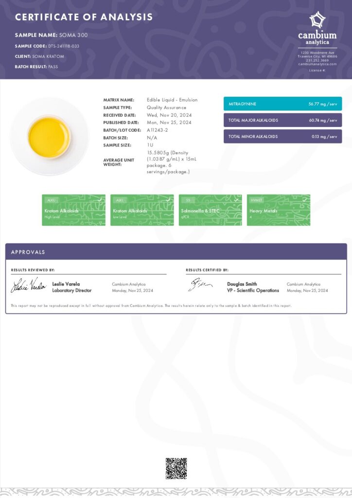 thumbnail of Soma 300 – Batch #A11243-2, Batch Date-24-11-25