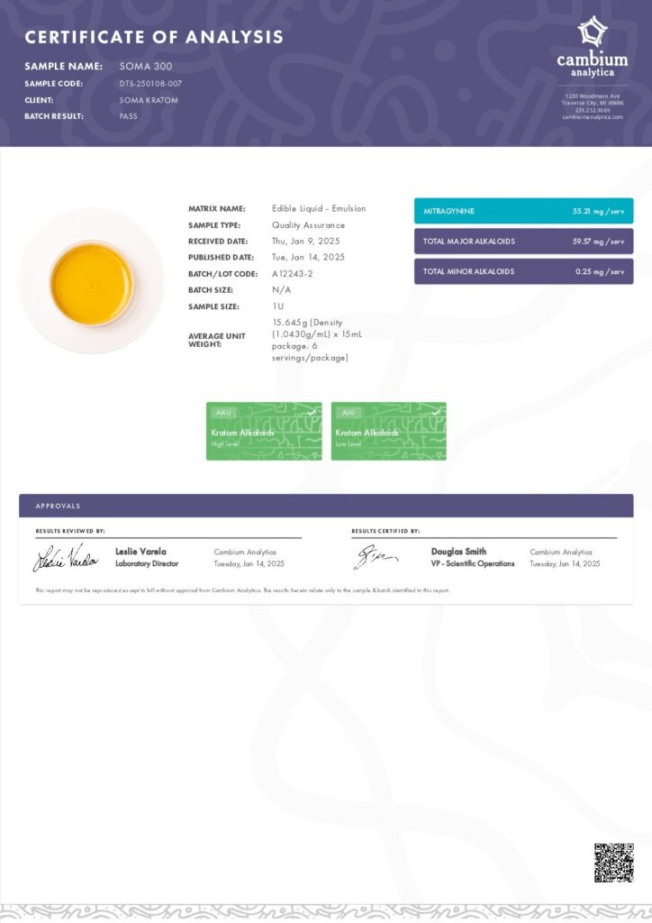 thumbnail of Soma 300 – Batch #A12243-2, Batch Date-25-01-14