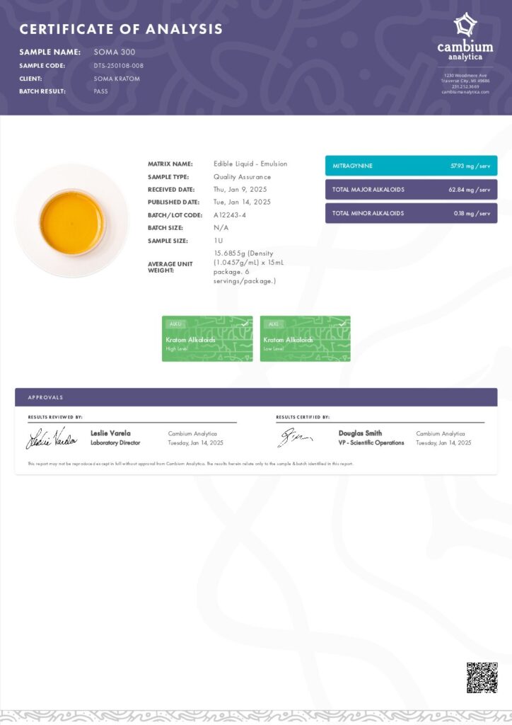 thumbnail of Soma 300 – Batch #A12243-4, Batch Date-25-01-14