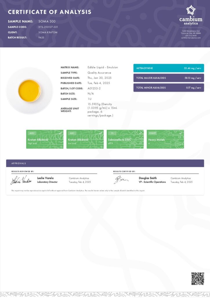 thumbnail of Soma 300 – Batch #A01253-2, Batch Date-25-02-04