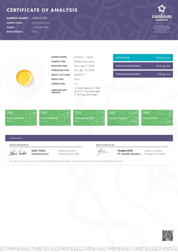 thumbnail of Soma 300 – Batch #A03253-1, Batch Date-25-04-10