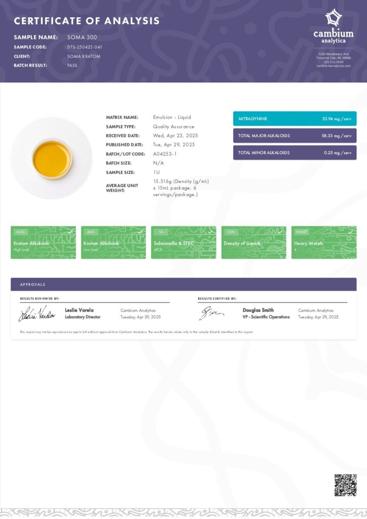 thumbnail of Soma 300 – Batch #A04253-1, Batch Date-25-04-29