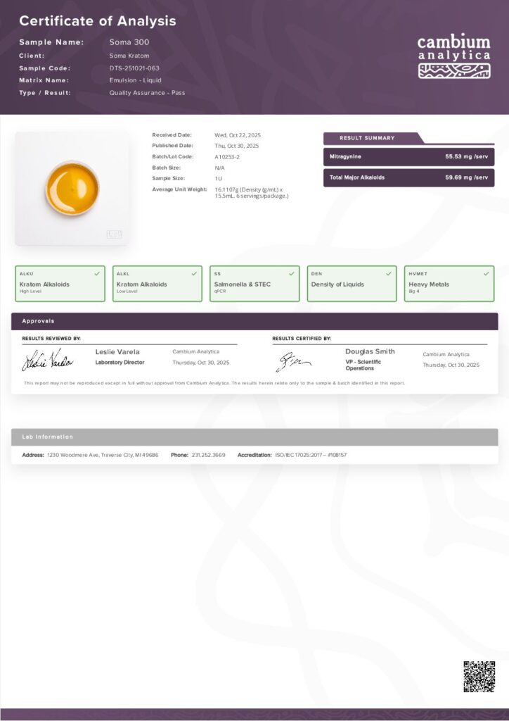 thumbnail of Soma 300 – Batch #A10253-2, Batch Date-25-10-30