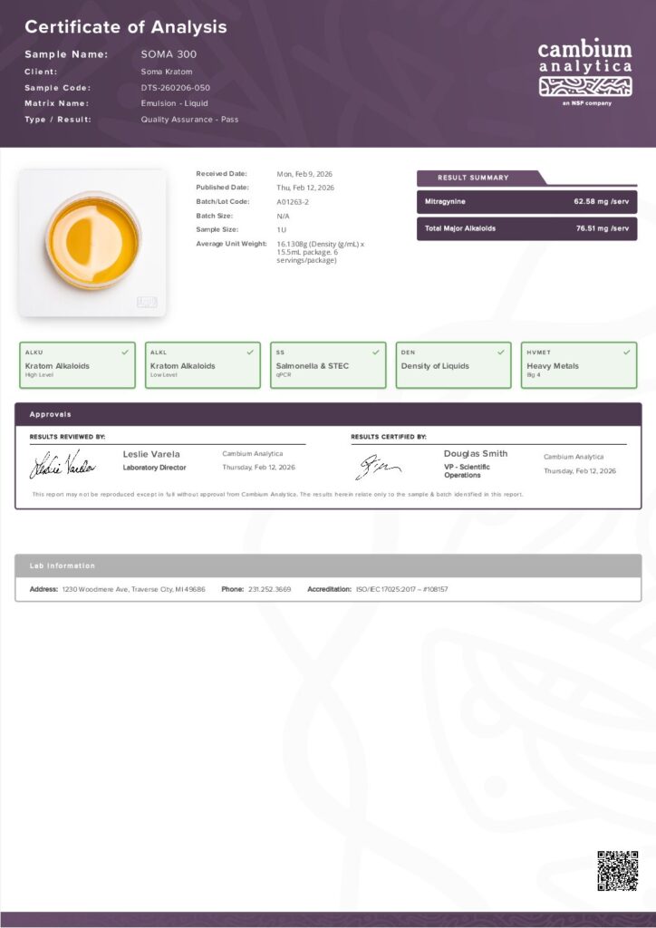 thumbnail of Soma 300 – Batch #A02263-2 Batch Date-26-02-12